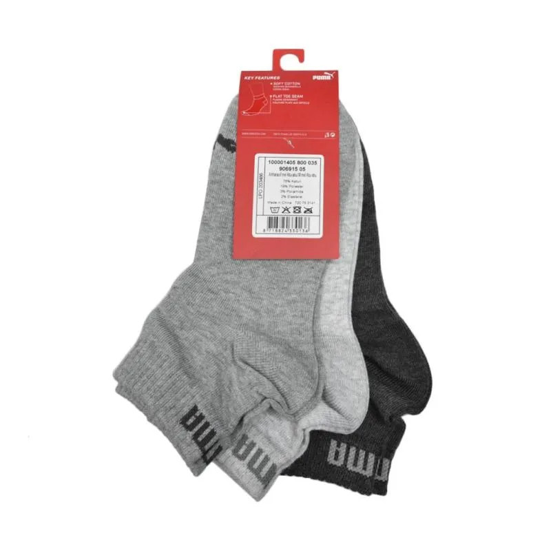 KAOS KAKI SNEAKERS PUMA 3pk Quarter APAC Socks