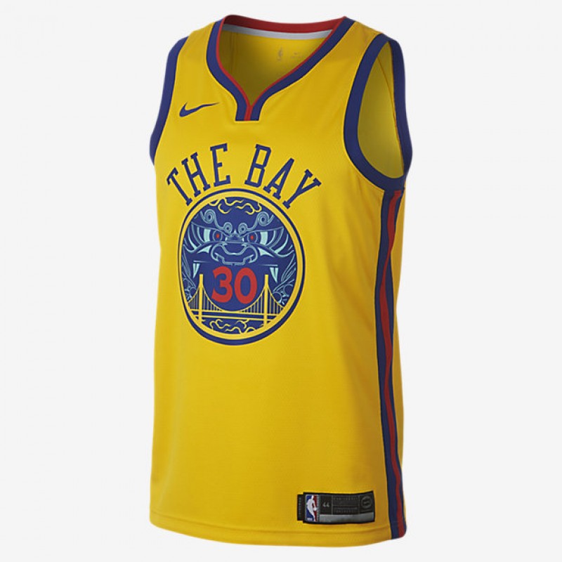 BAJU BASKET NIKE Stephen Curry City Edition Swingman Jersey