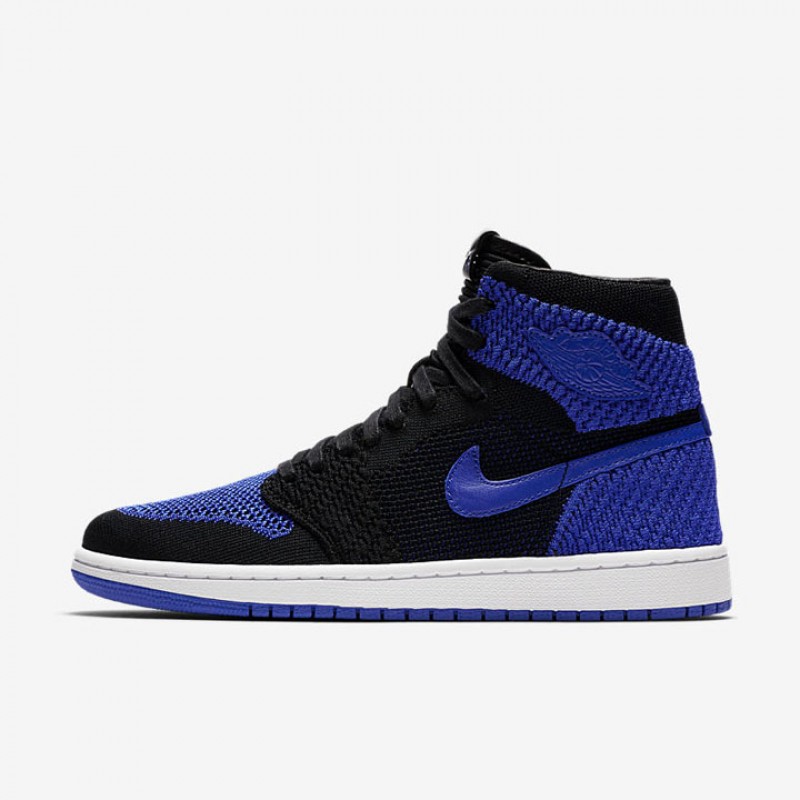 Jual SEPATU BASKET Pria AIR JORDAN AJ Flyknit Royal Blue