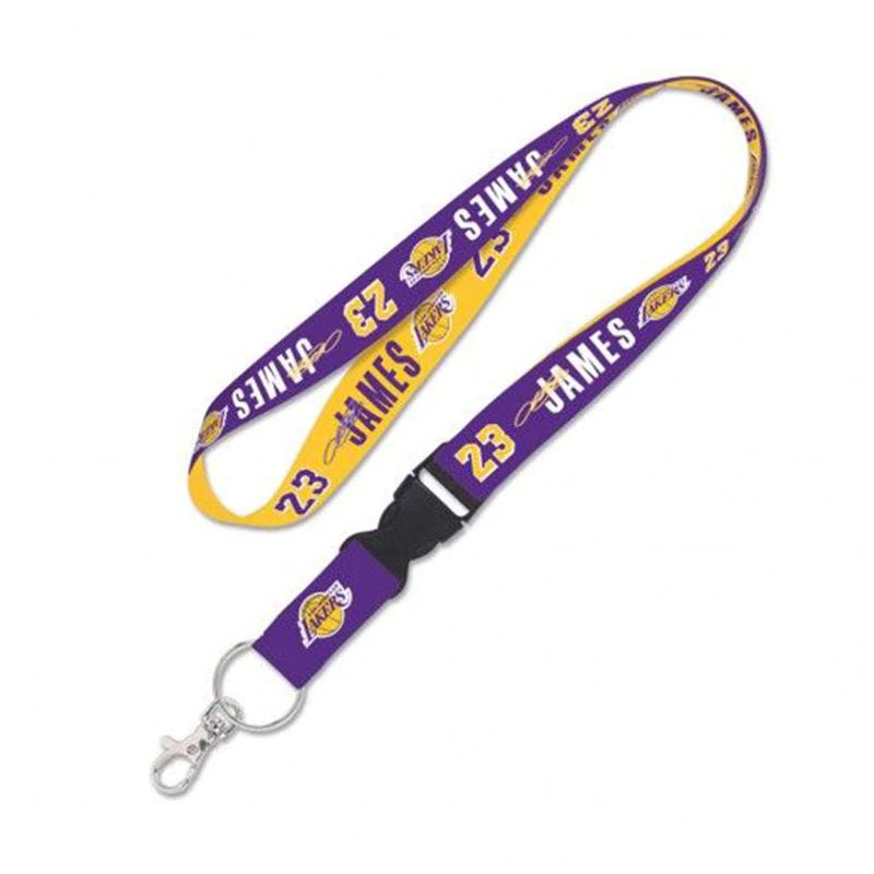 AKSESORIS BASKET WINCRAFT Lebron James Los Angeles Lakers NBA Buckle Lanyard