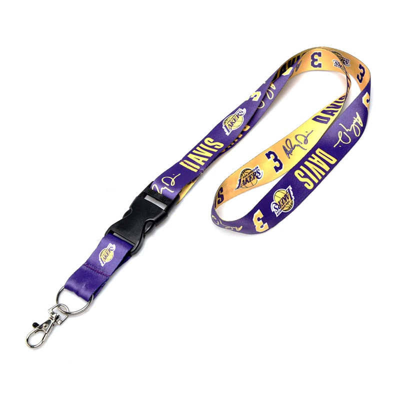 AKSESORIS BASKET WINCRAFT Anthony Davis Los Angeles Lakers NBA Buckle Lanyard