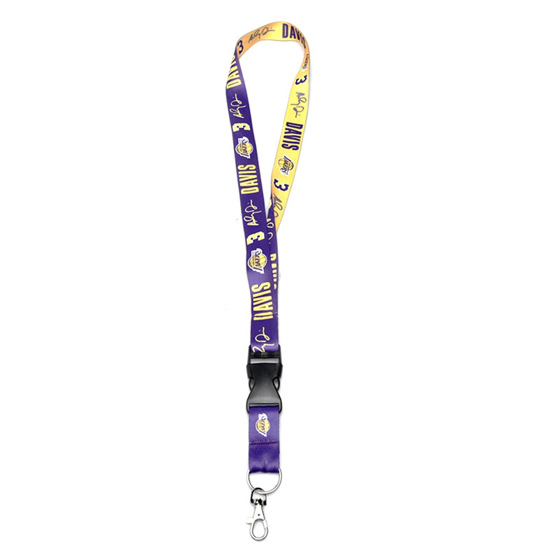 AKSESORIS BASKET WINCRAFT Anthony Davis Los Angeles Lakers NBA Buckle Lanyard
