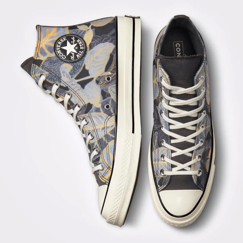 SEPATU SNEAKERS CONVERSE Chuck 70 Tropical Leaf Print