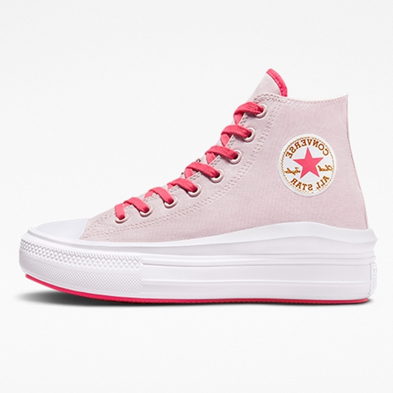 Sepatu Sneakers Converse Wmns Chuck Taylor All Star Move Future Comfort Rose