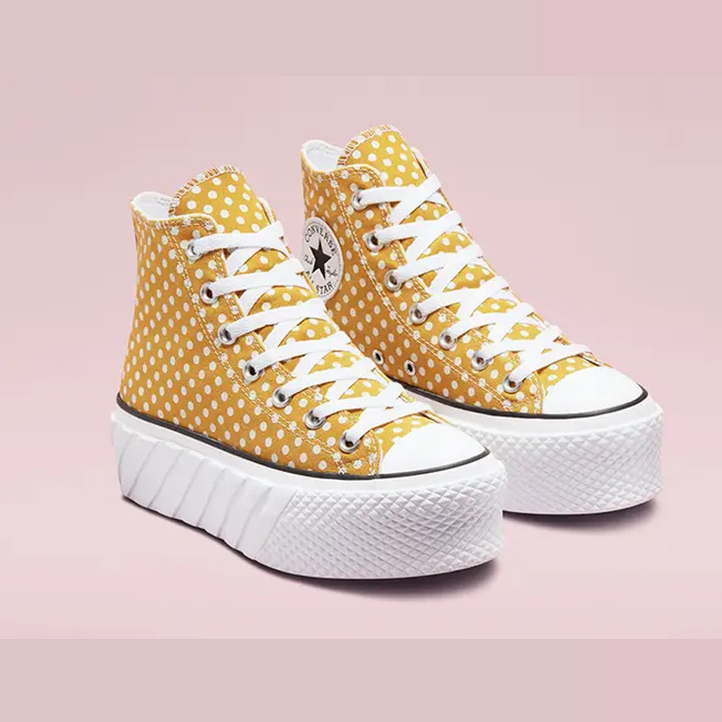 SEPATU SNEAKERS CONVERSE CHUCK TAYLOR ALL STAR LIFT 2X POLKA DOT ULTRA