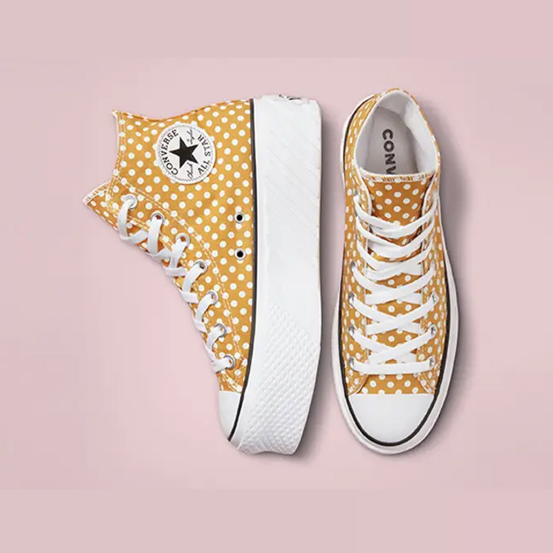 SEPATU SNEAKERS CONVERSE CHUCK TAYLOR ALL STAR LIFT 2X POLKA DOT ULTRA