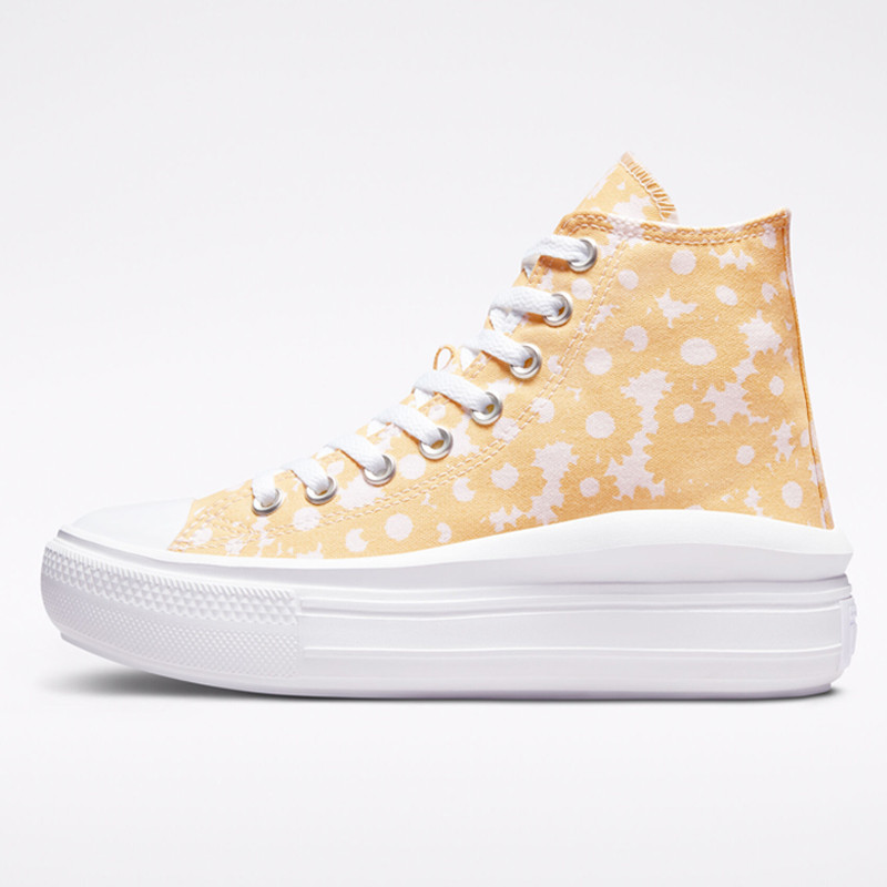 Sepatu Sneakers Converse Wmns Chuck Taylor All Star Move Platform Bright  Florals Cyber Mango