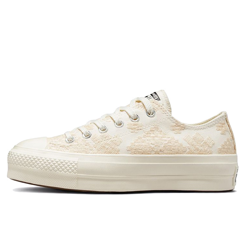SEPATU SNEAKERS CONVERSE CHUCK TAYLOR ALL STAR LIFT PLATFORM TONAL EMBROIDERY