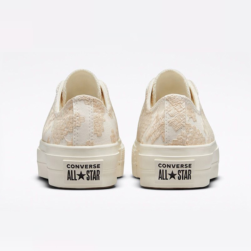 SEPATU SNEAKERS CONVERSE CHUCK TAYLOR ALL STAR LIFT PLATFORM TONAL EMBROIDERY