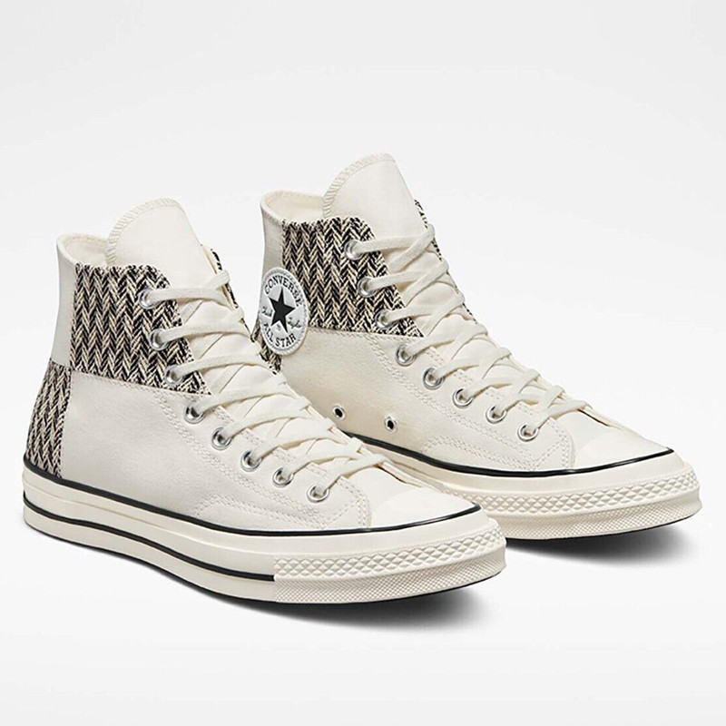 SEPATU SNEAKERS CONVERSE CHUCK 70 HI PATCHWORK HERRINGBONE