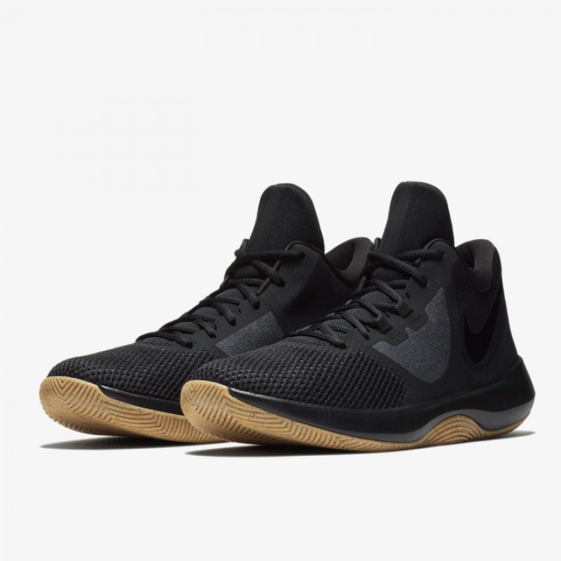 nike air precision 2 black and gold
