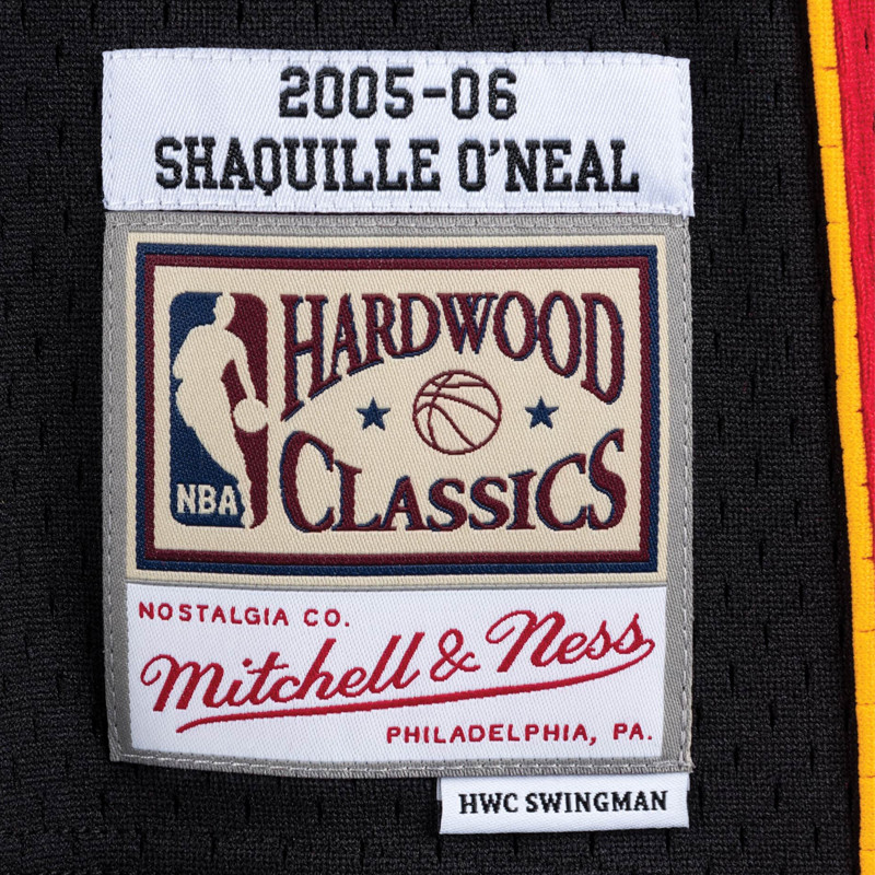 BAJU BASKET MITCHELL N NESS Swingman Jersey Miami Heat Road 2005-06 Shaquille O'Neal