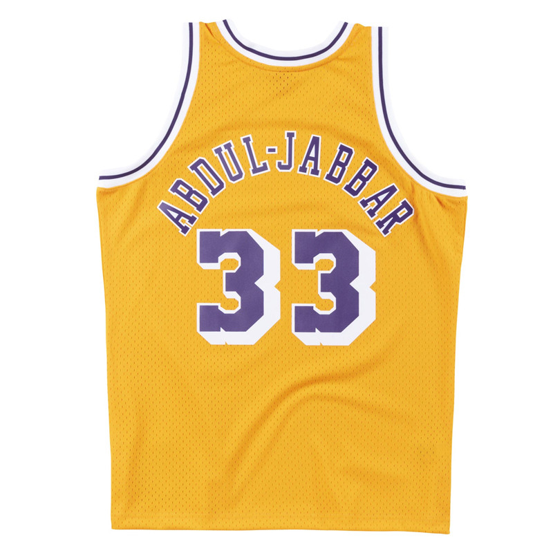 BAJU BASKET MITCHELL N NESS Los Angeles Lakers Kareem Abdul-Jabbar Swingman Jersey