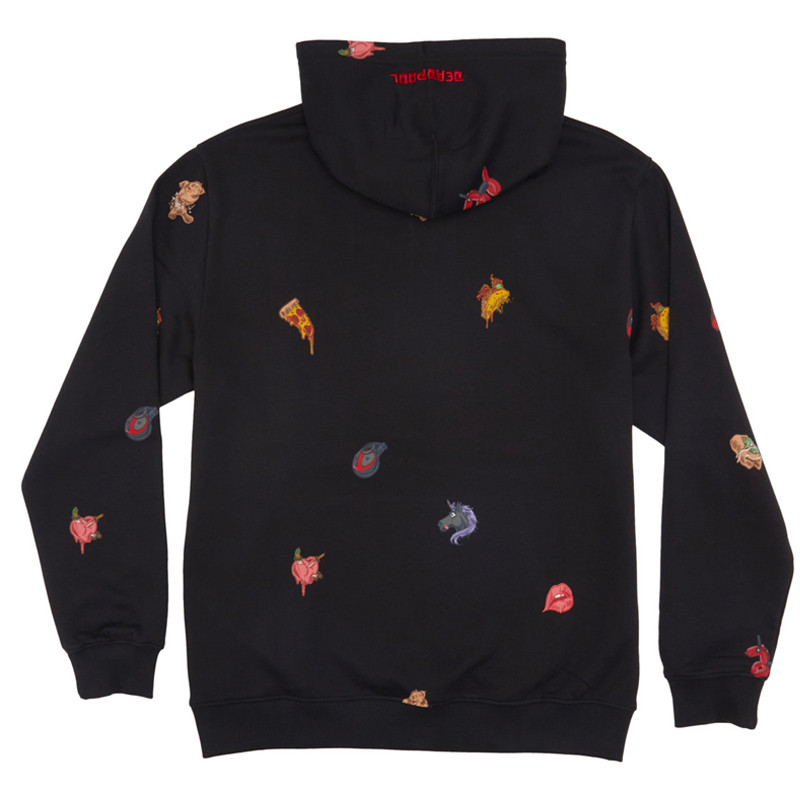 BAJU SNEAKERS DC SHOES MARVEL DEADPOOL X DC ALL OVER PULLOVER Hoodie