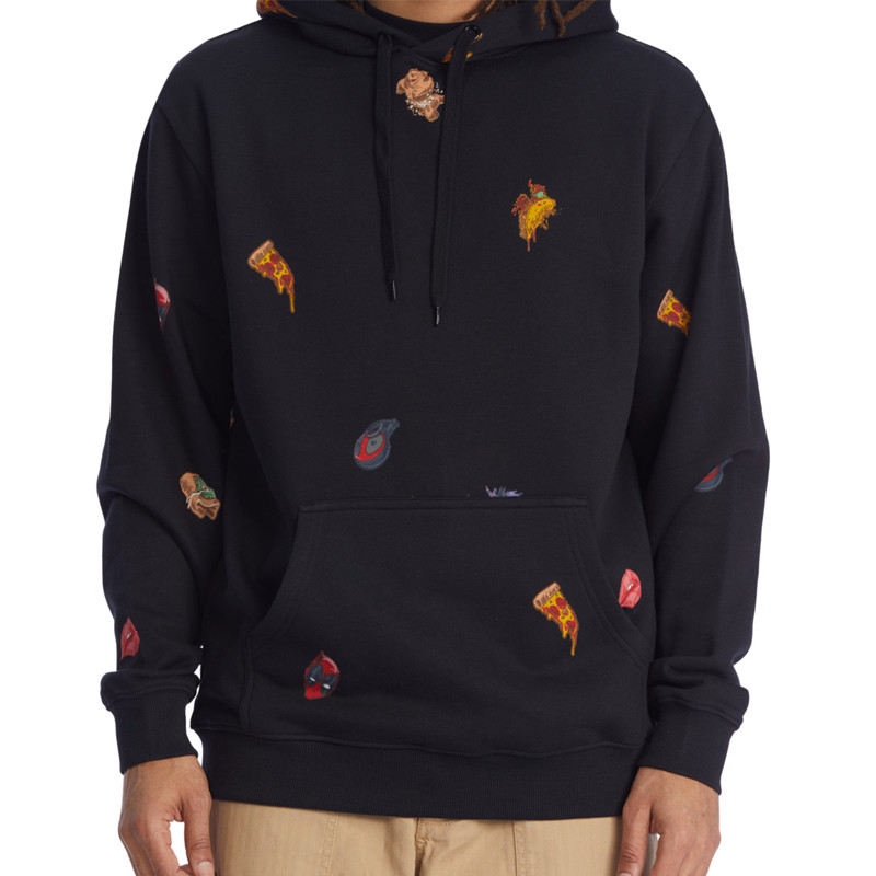 BAJU SNEAKERS DC SHOES MARVEL DEADPOOL X DC ALL OVER PULLOVER Hoodie