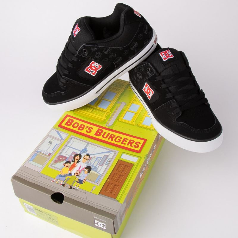 SEPATU SKATE DC SHOES X BOB'S BURGERS PURE