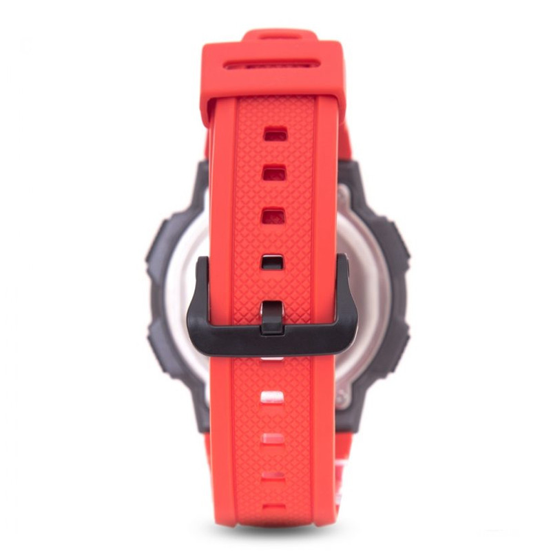 JAM TANGAN  CASIO Water Resistance 100M Red Resin Band