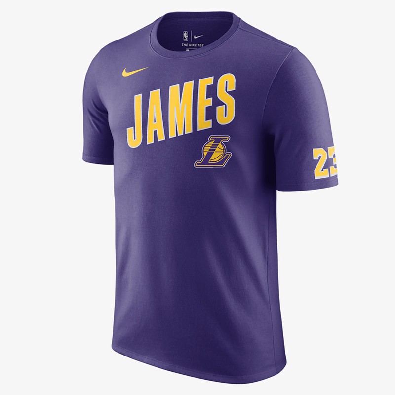 Jual BAJU BASKET Pria NIKE Lebron James Los Angeles Lakers Dri-FIT