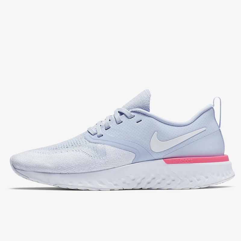 Sepatu Lari Nike Wmns Odyssey React Flyknit Hydrogen Blue