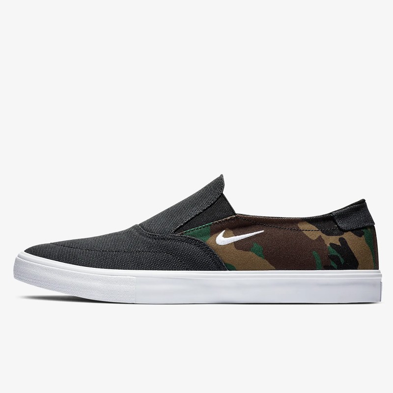 Sepatu Sneakers Nike Sb Portmore Ii Solarsoft Slip On Black