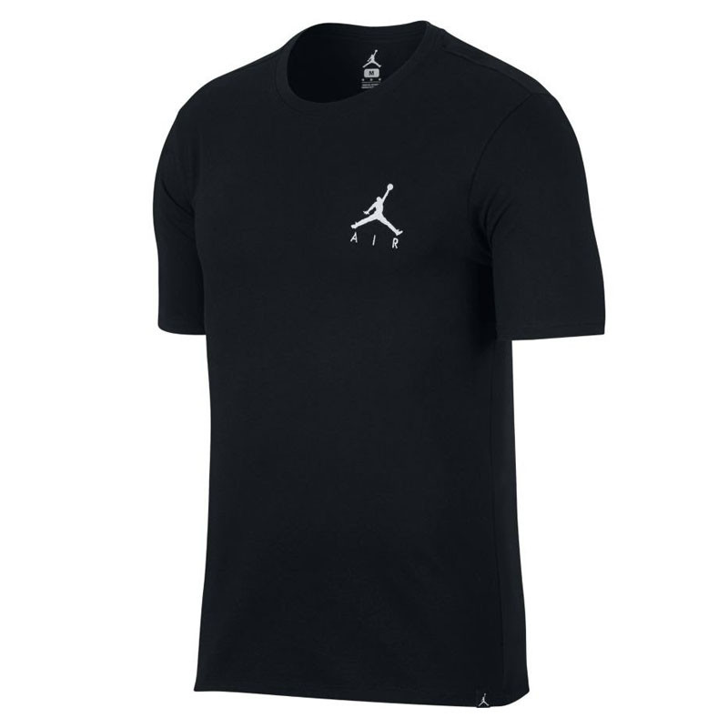 Baju Basket Air Jordan Jumpman Air Embroidered Tee Black
