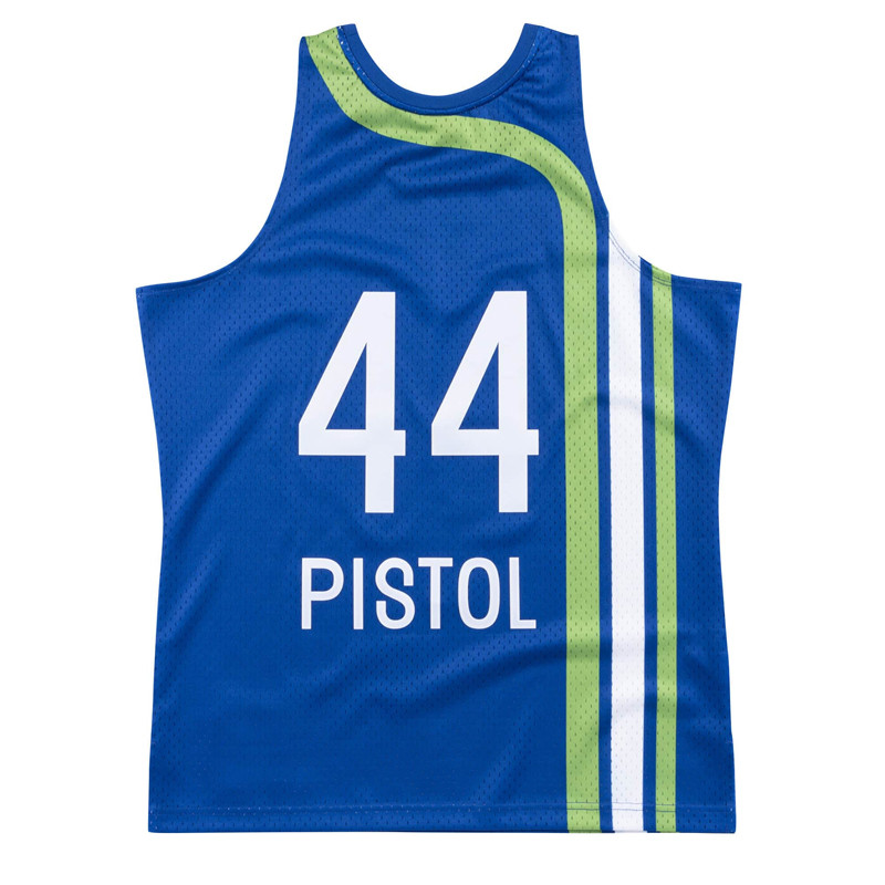 BAJU BASKET MITCHELL N NESS Atlanta Hawks 1971-72 Pete Maravich Swingman Jersey