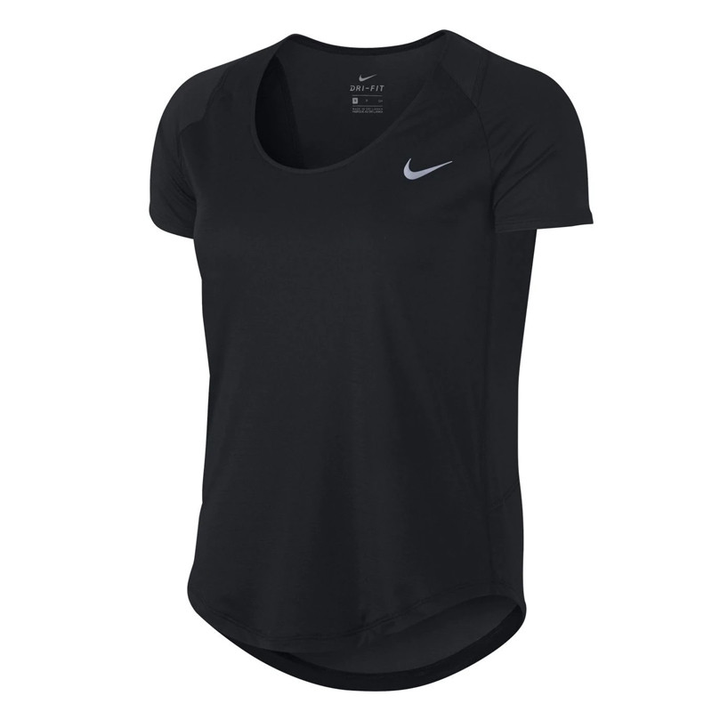 Jual BAJU LARI Wanita NIKE Wmns Dry 10K Tee Black Original