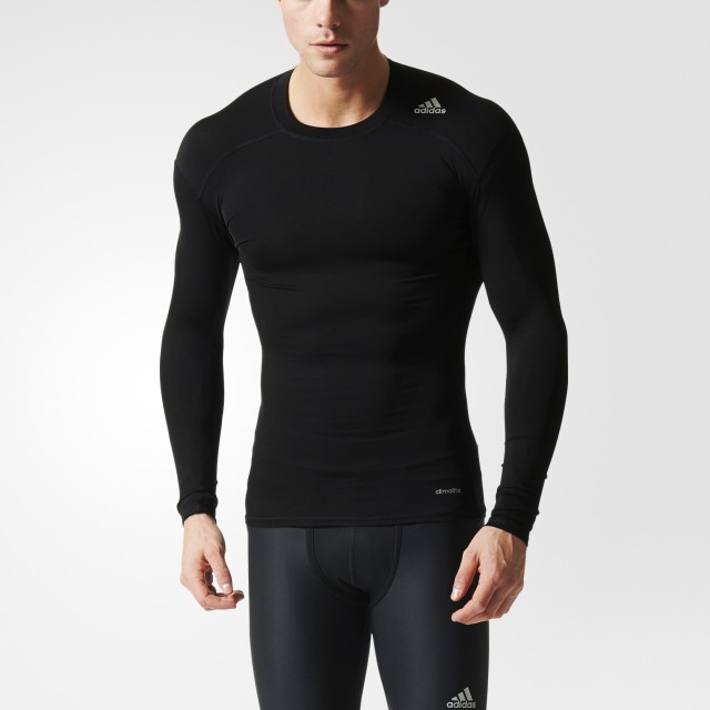 BAJU BASKET ADIDAS Techfit Base Long Sleeve Tee