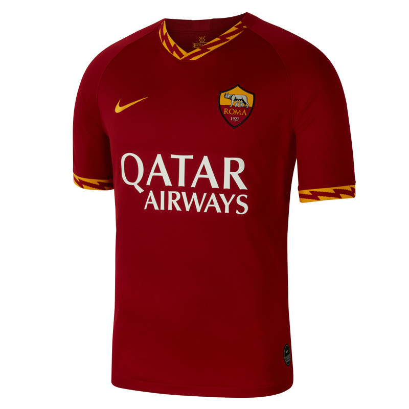 Jual BAJU FOOTBALL Pria NIKE Roma Breathe Stadium Home Jersey Red