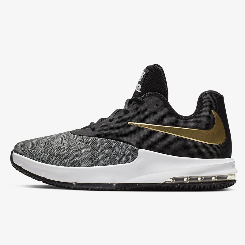 Sepatu Basket Nike Air Max Infuriate Low Metallic Gold