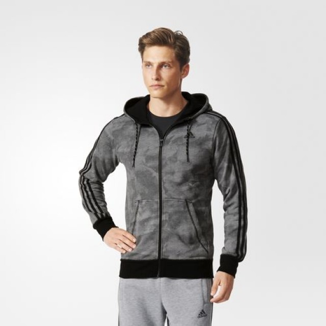 BAJU SNEAKERS ADIDAS Sport Essential 3-Stripes Hoodie