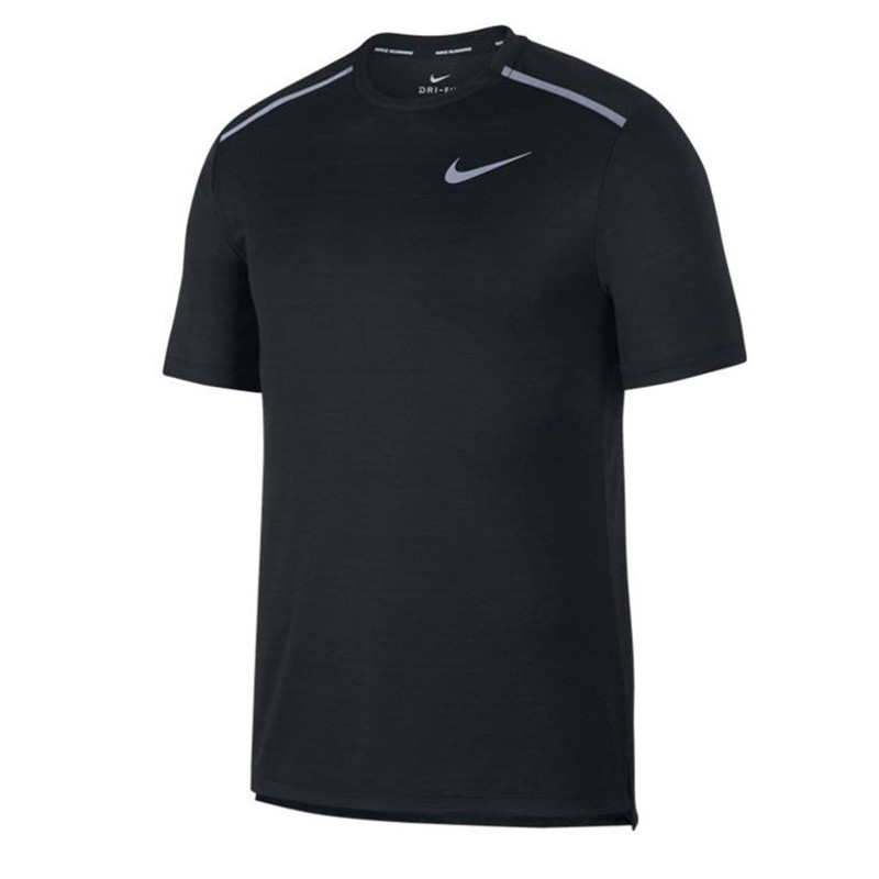 Jual BAJU LARI Pria NIKE Dry Miller Top Short Sleeve Black
