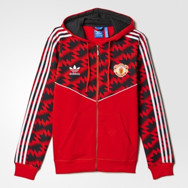 BAJU FOOTBALL ADIDAS Manchester United FC Hoodie