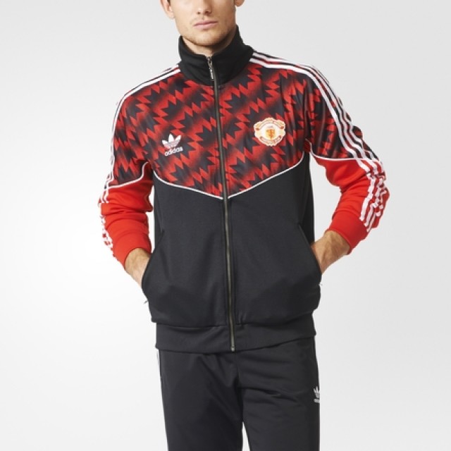 BAJU FOOTBALL ADIDAS Manchester United FC Track Jacket