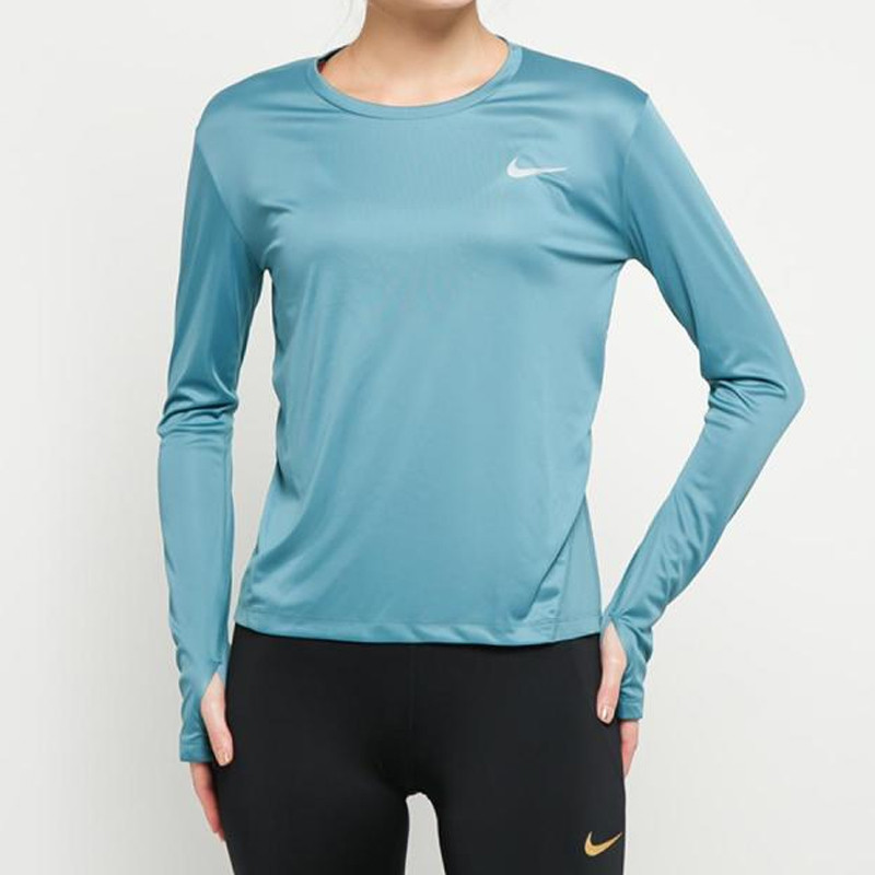BAJU LARI NIKE Wmns Miler Top Long Sleeve Tee
