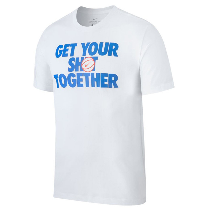 BAJU BASKET NIKE Dri-Fit Shot Together White Tee