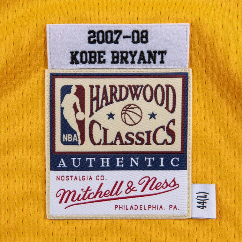 BAJU BASKET MITCHELL N NESS Los Angeles Lakers 2007-08 Kobe Bryant Authentic Jersey