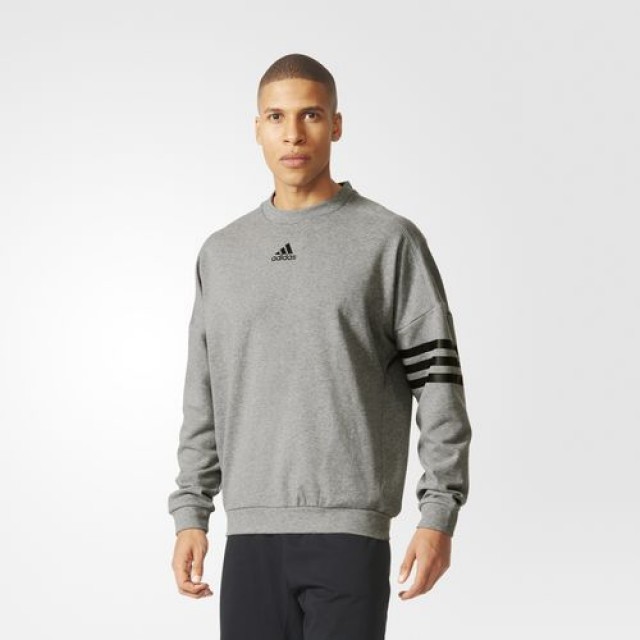 Linear 3-Stripes Crew Sweatshirt foto 3