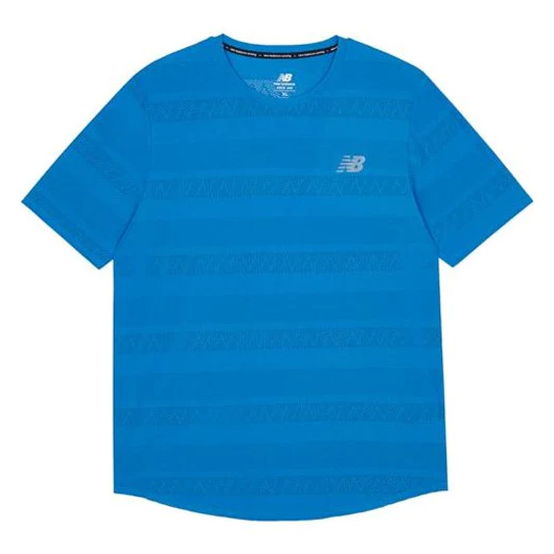 BAJU LARI NEW BALANCE Round Neck Pullover Sports Short Sleeve