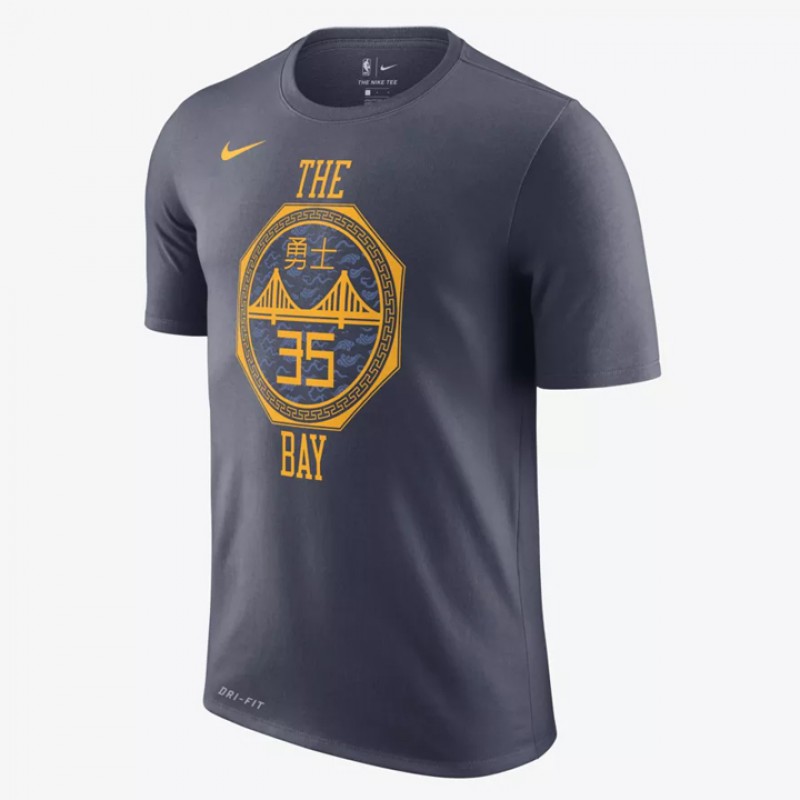 BAJU BASKET NIKE Kevin Durant Golden State Warriors City Edition Dri-FIT Tee