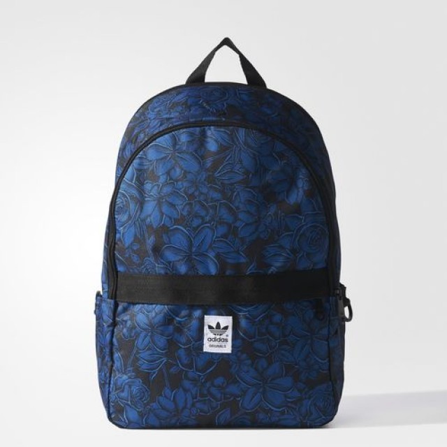 TAS SNEAKERS ADIDAS Blue Floral Backpack