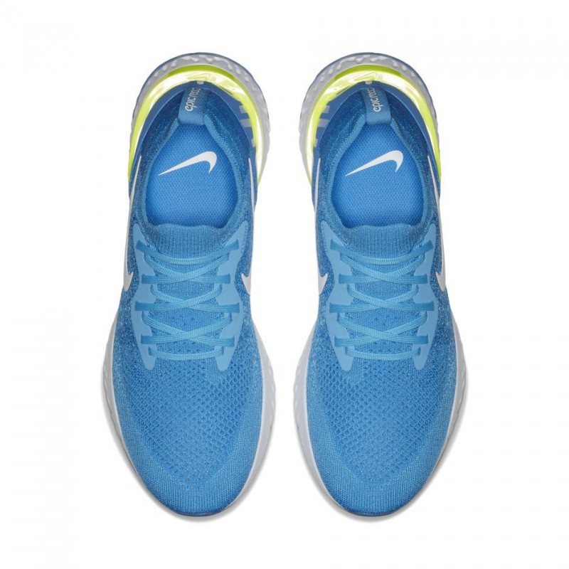 nike epic react blue glow