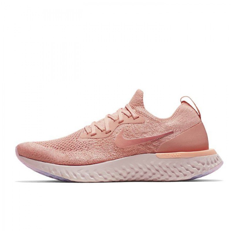 Sepatu Lari Nike Wmns Epic React Flyknit Rust Pink