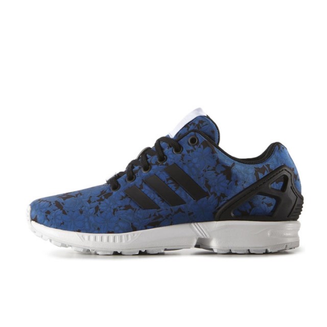 SEPATU SNEAKERS ADIDAS Blue Floral ZX Flux