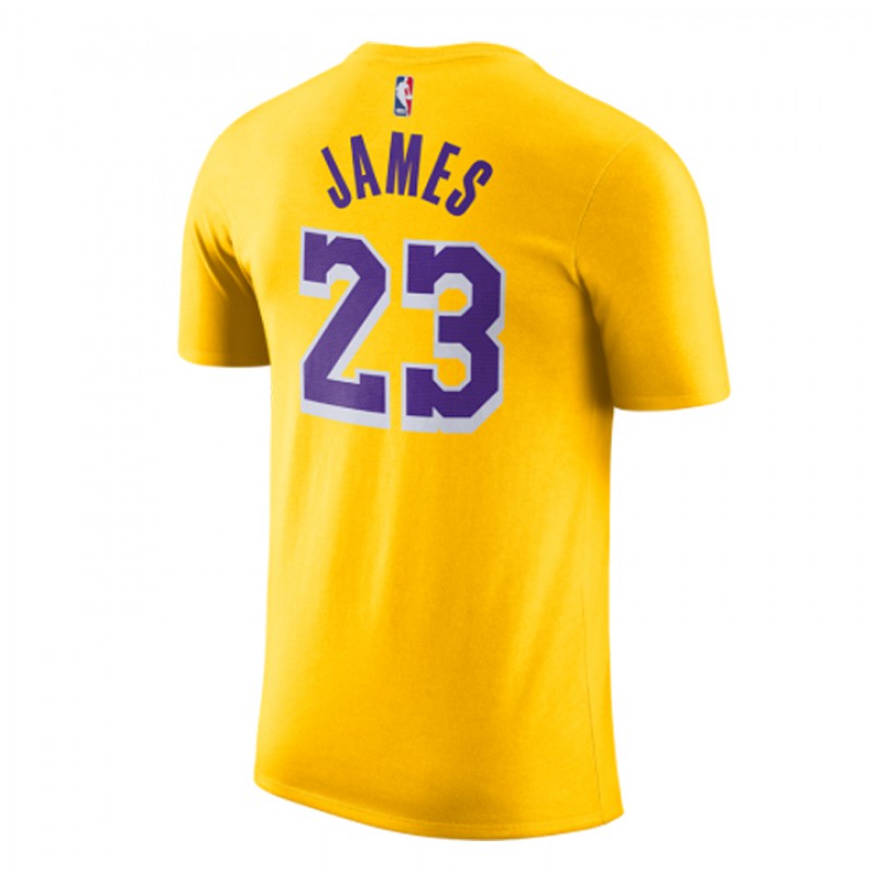 BAJU BASKET NIKE LeBron James Los Angeles Lakers Icon Edition Tee