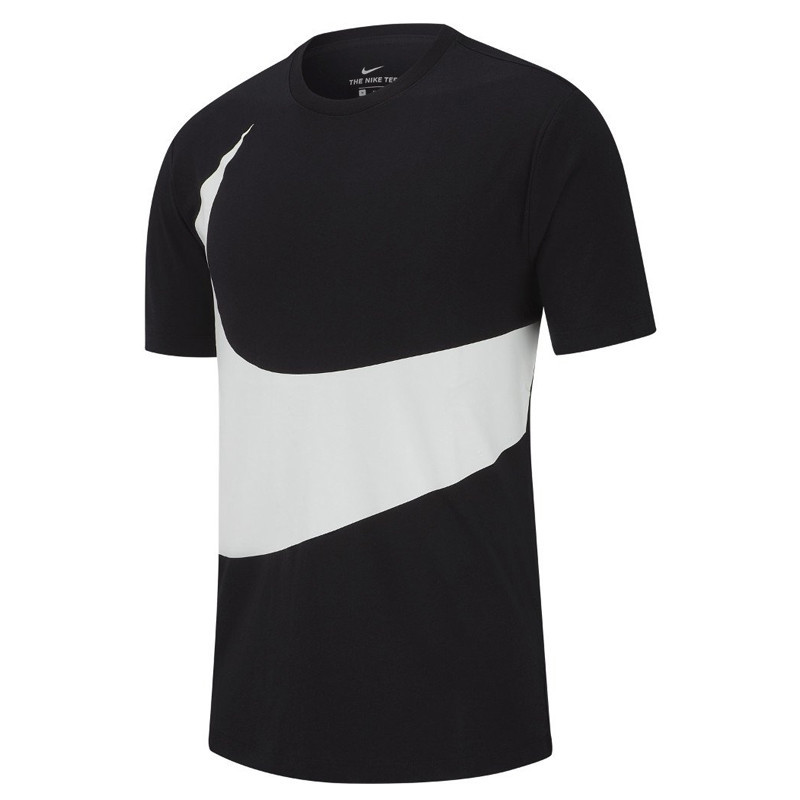 Jual BAJU SNEAKERS Pria NIKE Sportswear Swoosh Tee Black Original