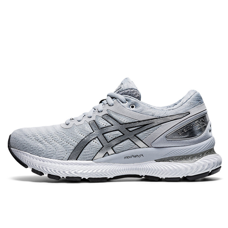 SEPATU LARI ASICS Wmns Gel-Nimbus 22 Platinum