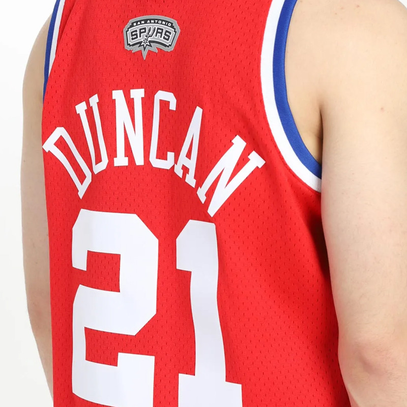 BAJU BASKET MITCHELL N NESS Swingman Jersey All Star West 2003-04 Tim Duncan