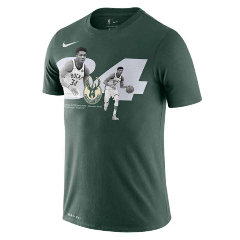 BAJU BASKET NIKE Giannis Antetokounmpo Milwaukee Bucks Graphic Tee
