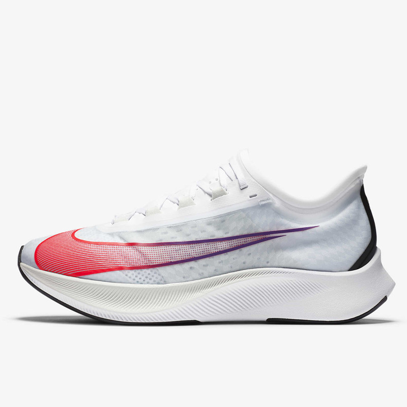 Jual SEPATU LARI Pria NIKE Zoom Fly 3 White Crimson Original Termurah di Indonesia Ncrsport